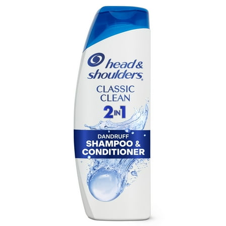Head and Shoulders 2 in 1 Dandruff Shampoo and Conditioner, Classic Clean, 12.5 fl oz