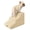 Fleece-Graige-3-Step, variant on Curved Dog Stairs Ramp For High Beds 22.6" H 5-step Steps Small Dogs And Cats Pet Bed Climbing Non-slip Balanced Step Indoor Purple