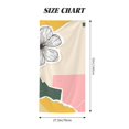 thumbnail image 2 of XMXY Minimalist Clip Art Flowers Beach Towel Extra Large Sand-Resistant Quick-Dry Microfiber - Ultra Soft Oversized Towel for Beach, Travel, Gym, Family Use 27.5x55in, 2 of 7