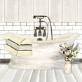 thumbnail image 2 of Reed, Tara 20x20 White Modern Wood Framed Museum Art Print Titled - Farmhouse Bath I Tub, 2 of 4
