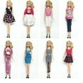 thumbnail image 1 of Ensemble de 5 Vêtements de Poupée Faits à la Main, Tenue Décontractée pour Poupée de 11 Pouces, Style Aléatoire (Poupée Non Incluse), 1 of 8