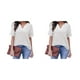 thumbnail image 2 of Blusa Qarigey Mujer Cuello en V Manga Corta, 2 of 6