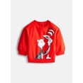 thumbnail image 2 of Cat In The Hat Baby Girl's Crewneck with Flare Legging and Bow Headband, Sizes 0/3M-24M, 2 of 6
