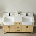thumbnail image 2 of Miseno Mv797060-Nm Sevilla 60" Free Standing Double Basin Vanity Set - White, 2 of 7