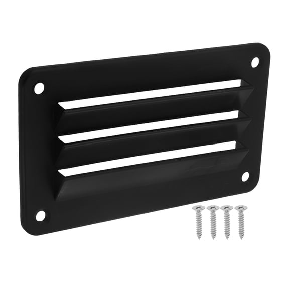 BESTYASH Marine Trailer Vent Cover Exhaust Fan Nylon Black for Boat Accessories, 1 Piece