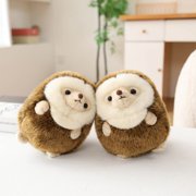 Chubby Hedgehog Stuffed Animal-Fluffy Soft Stuffed Hedgehog Plush Toy Cute Creativity Birthday Gift