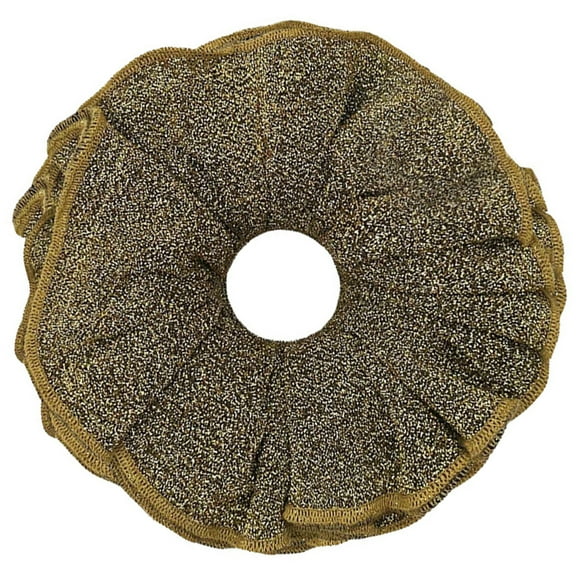 RUISINERY Glitters Hair Scrunchies Thick Updo Oversized Dark Hair Scrunchy Elegant Hair Rope Scrunchy Women Ponytail Holder