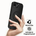 thumbnail image 5 of I-HONVA for iPhone 16e Magnetic Case,[Compatible with MagSafe] [with 2 X Screen Protector ] Shockproof Heavy Duty Protection Phone Cover for Apple iPhone 16e 2025 6.1 inch,Black, 5 of 8