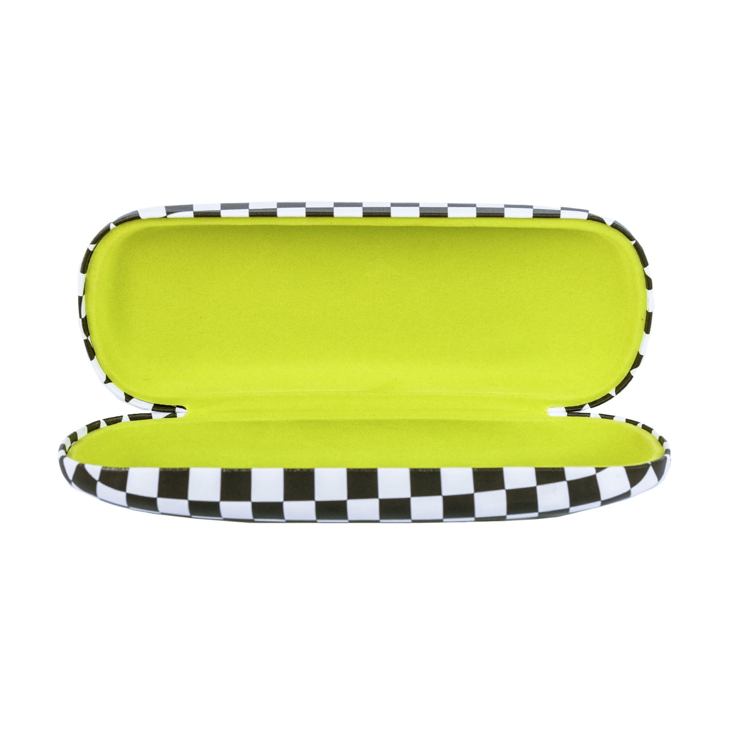 Unisex Fashion Black and White Polyurethane Nouveau Eyewear Cases