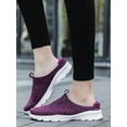 thumbnail image 5 of Ritualay Womens Breathable Sandals Walking Mules Sneakers Open Back Slip On Shoes Purple 8.5, 5 of 8