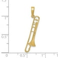 thumbnail image 3 of 14K Yellow Gold Charm Pendant Men'S 30 mm 8 Trombone, 3 of 3