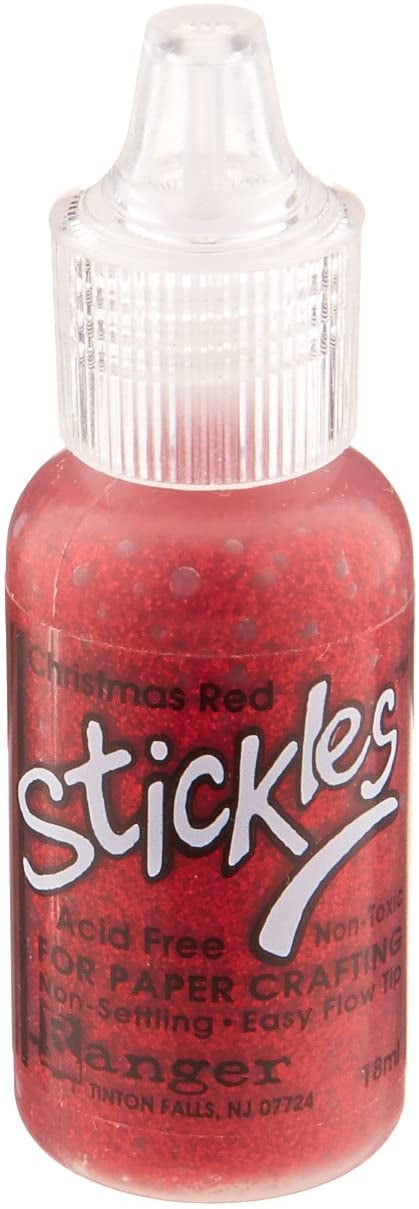 Ranger Christmas Red Stickles Glitter Glue 0.5 oz
