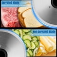 thumbnail image 6 of CUSIMAX Electric Deli Meat Slicer – Dual 7.5″ Removable Stainless Steel Blades & Adjustable 1–15 mm Thickness with Detachable Food Carriage, Perfect for Home Cutting Meat, Cheese & Bread, 6 of 6
