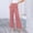 *Pink, variant on ClodeEU Women's Wide Leg Cargo , High Waist Casual Stretch Pants with Pockets Button White,Womens Plus L