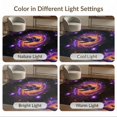 thumbnail image 7 of ODIKA 8'x10' Washable Area Rug Astronaut Nebula Motif Arcade Fireworks Anime Cyber Refined Structured for Living Room, Under Sectional, Family , Durable, Non-Slip, 7 of 7