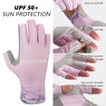 thumbnail image 2 of BASSDASH ALTIMATE UPF 50+ Women’s Fishing Gloves UV Sun Protection Fingerless Gloves for Kayaking Paddling Hiking Cycling Driving Shooting Training, 2 of 6