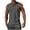 Grey, variant on Jgppe Men's Sleeveless V-Neck T-Shirt Solid Color Soft Crewneck Stretchy Loose Muscle Shirt Workout