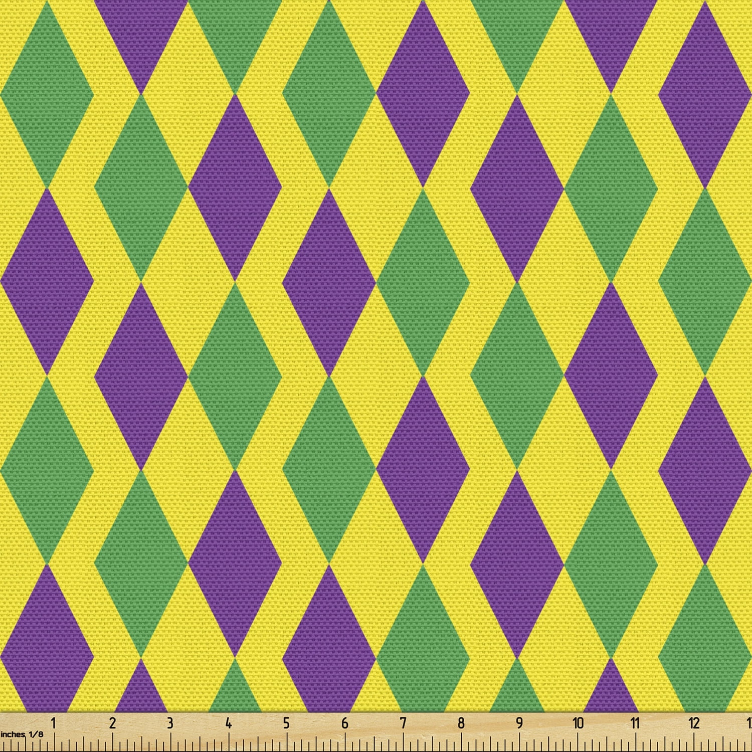 Mardi Gras Feathers Beads Carnival Fabric by Quilting Treasures
