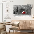 thumbnail image 5 of Elephant Stock Gatineau Winter Barn Wall Art - Horizontal Canvas Wall Art - Living Room Wall Decor - Architecture Canvas - Red And Black Decor - 12" x 8", 5 of 8