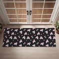 thumbnail image 2 of Black Cartoon Unicorn Heart Pattern Door Rugs,Washable Non Slip Door Mats Indoor,Decorative Door Mats,Entry Mat Indoor for Entrance,Bedroom,Kitchen,Bathroom,16"x47", 2 of 6