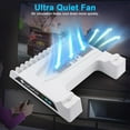 thumbnail image 3 of Stand Cooling Station for PS5 & PS5 Slim Console Vertical Accessories with Fast Dual Controller Charging and Fan, 3 USB Hub, 14 Game Slots, 2 Headset Holder, 3 of 7