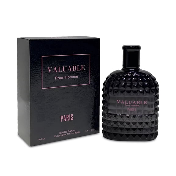 AFLUXE Valuable Paris Sensual Woody Cologne for Men Long Lasting Eau De Parfum Edp Natural Spray Aromatic Scent with Sichuan Pepper Cedar 3.4 fl oz 100ml