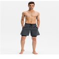 thumbnail image 6 of LYMAYTER Men's Tight High Shorts for S-2XL Fake Two Piece Shorts Stretch Sports Shorts, 6 of 8