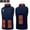 Blue-C, variant on Odeerbi Halloween Heated Vest with 4 Heating Zones for Men Women Lightweight Winter Warm USB Rechargeable Heated Jacket Plus Size Pumpkin Print Heated Coat Blue without Power Bank
