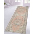 thumbnail image 4 of Medallion Pattern Rug, Kitchen Rugs, Oriental Rug, Home Decor Rug, Medallion Rugs, Antique Style Rug, Salon Rug, Turkish Rug, Soft Tones Rug, 2.6'x6.5' - 80x200 cm, 4 of 8