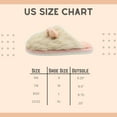 thumbnail image 5 of LAVRA Women's Fuzzy Slippers Memory Foam Comfort House Shoes, 5 of 7