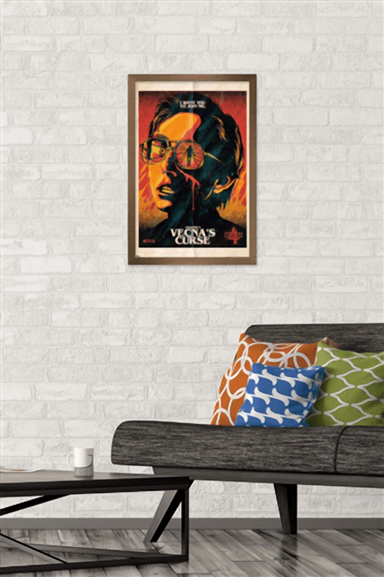 Netflix Stranger Things: Season 4 - Vecna's Curse Wall Poster, 14.725" x 22.375" Framed