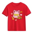 thumbnail image 2 of Cute Casual T Shirts for Kids Girl Boy Fall Summer Short Sleeve Graphic Tops Shirts Kid 2026 Clothing Trendy Country Concert Y2K 9 Years, 2 of 9