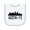 White and Light Blue, variant on Inktastic Austin Texas Skyline Silhouette Tx City Baby Terry Cloth Bib