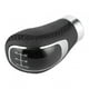 thumbnail image 5 of Perilla de palanca de cambios de coche Universal palanca de cambio de cabeza palanca de balonmano de cuero Universal para coche negro, 5 of 12