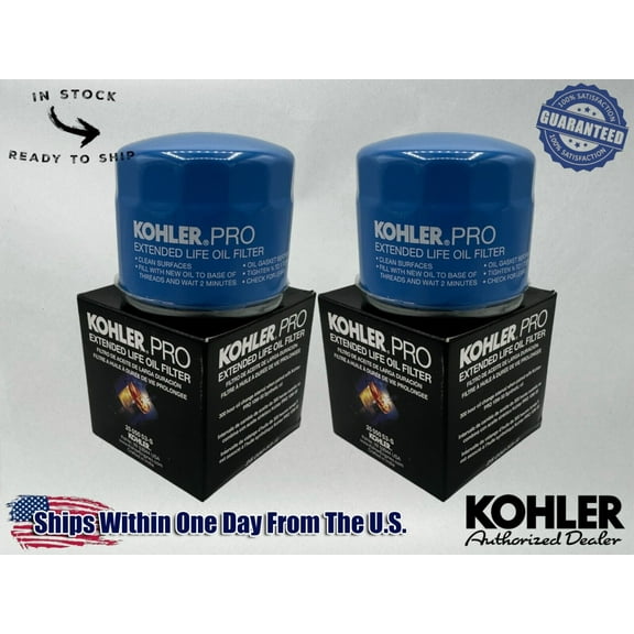 Kohler Genuine OEM Extended Life 300 Hour Oil Filter 25 050 53-S 2 Pack