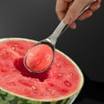 thumbnail image 4 of Bola de helado de acero inoxidable | Herramienta de excavación de frutas Melon Baller para bolas de frutas de sandía | Decoración de escritorio única y regalo para aliviar el estrés | 1 paquete, 4 of 4