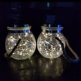 thumbnail image 6 of Mulanimo LED Solar Night Light, Crack Ball Glass Jar Wishing String Lamp, Indoor Outdoor Decor String Light, 6 of 7