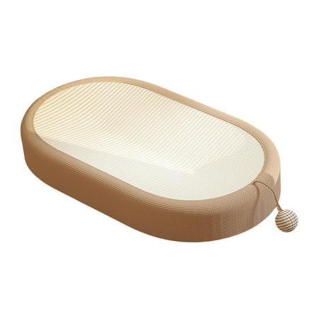 Cat Cardboard Bed Cat Scratch Pad Bowl Protection with Ball Support Pet Supplies Style B