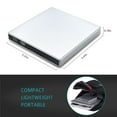 thumbnail image 2 of External CD/DVD Drive for Laptop, USB Ultra-Slim Portable Burner Writer Compatible with Mac MacBook Pro/Air iMac Desktop Windows 7/8/10/XP, 2 of 10