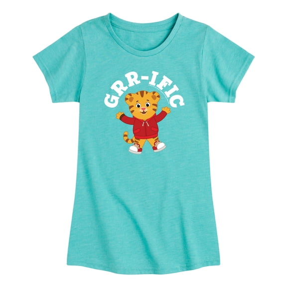 Daniel Tiger's Neighborhood - Grr-ific Daniel - Toddler Girls Fitted Short Sleeve T-Shirt