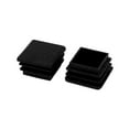 thumbnail image 2 of Unique Bargains Chair Leg Plastic Blanking End Cap Square Tube Insert Plug Black 20mmx20mm 50Pcs, 2 of 4