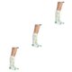 thumbnail image 3 of Calcetines hasta la rodilla Qarigey arcoíris 1 par estrella de cinco puntas CBP288687, 3 of 6