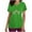 AD-Green, variant on BiZtdJrK Luck Clover Shirts for Women 2025 St Patrick's Day Short Sleeve Irish Shirts Loose Fit V-Neck Scrubs Tops with Pockets Black L Daily Sales
