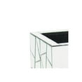thumbnail image 2 of Benjara Wooden Stand with Geometric Mirror Inlay, Silver, 2 of 4