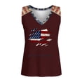 thumbnail image 2 of 250 Anniversary USA Shirt Women Tank Top 1776-2026 Patriotic Flag Tank Sleeveless American Flag Shirt America 250th 4th of July Independence Freedom Shirts Graphic Tees, 2 of 8