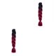 thumbnail image 4 of Qarigey Trenzas con extensiones de cabello trenzado, materiales fáciles de trenzar sintético, cabello trenzado Jumbo B8 B8 2Conjunto, 4 of 6
