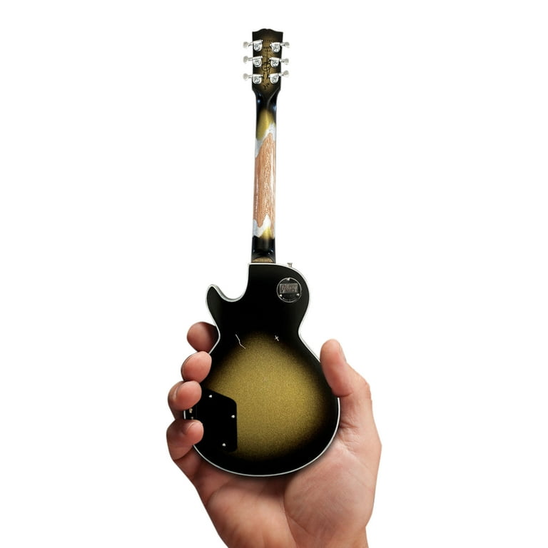 Tool Adam Jones 1979 Axe Heaven Gibson Les Paul Custom Silverburst Mini Guitar