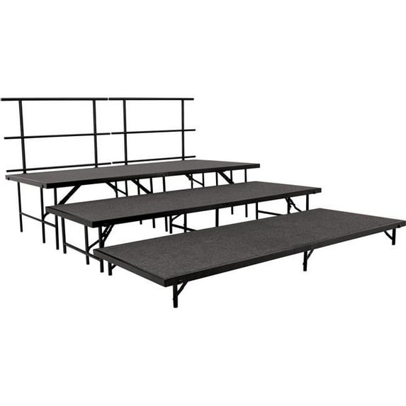 Stage Set for Two Guard Rails Portable Stages