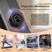 YOSUDA Magnetic Rowing Machine 350 lbs Weight Capacity - Foldable Rower for Home Use with LCD Monaitor, Tablet Holder and Comfortable Seat Cushion