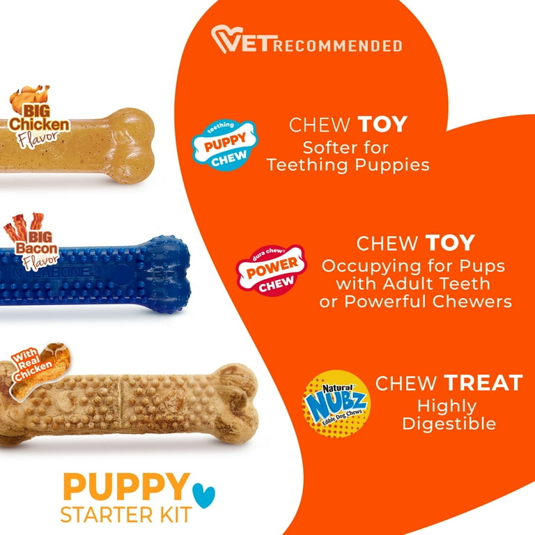 Nylabone Puppy Starter Pack Up to 25